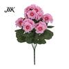 Silk Flower Arrangements Imitation Begonia Flowers All-Weather UV Resistant DIY Lifelike Artificial Plants Wedding Bouquet Realistic Look Decorations