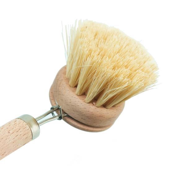 Szczotka do mycia kuchenki Odtłuszczanie Bogata pianka Bambusowa Wielofunkcyjna Szczotka do szorowania kuchni do domu