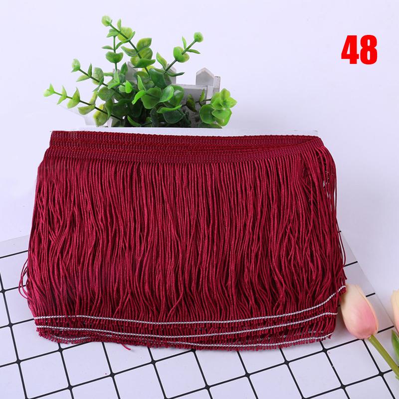 10 metrů latinská třásňová krajka makramé 15cm krajková ozdoba třáseň rayon DIY samba taneční šaty jevištní oděv šicí doplněk