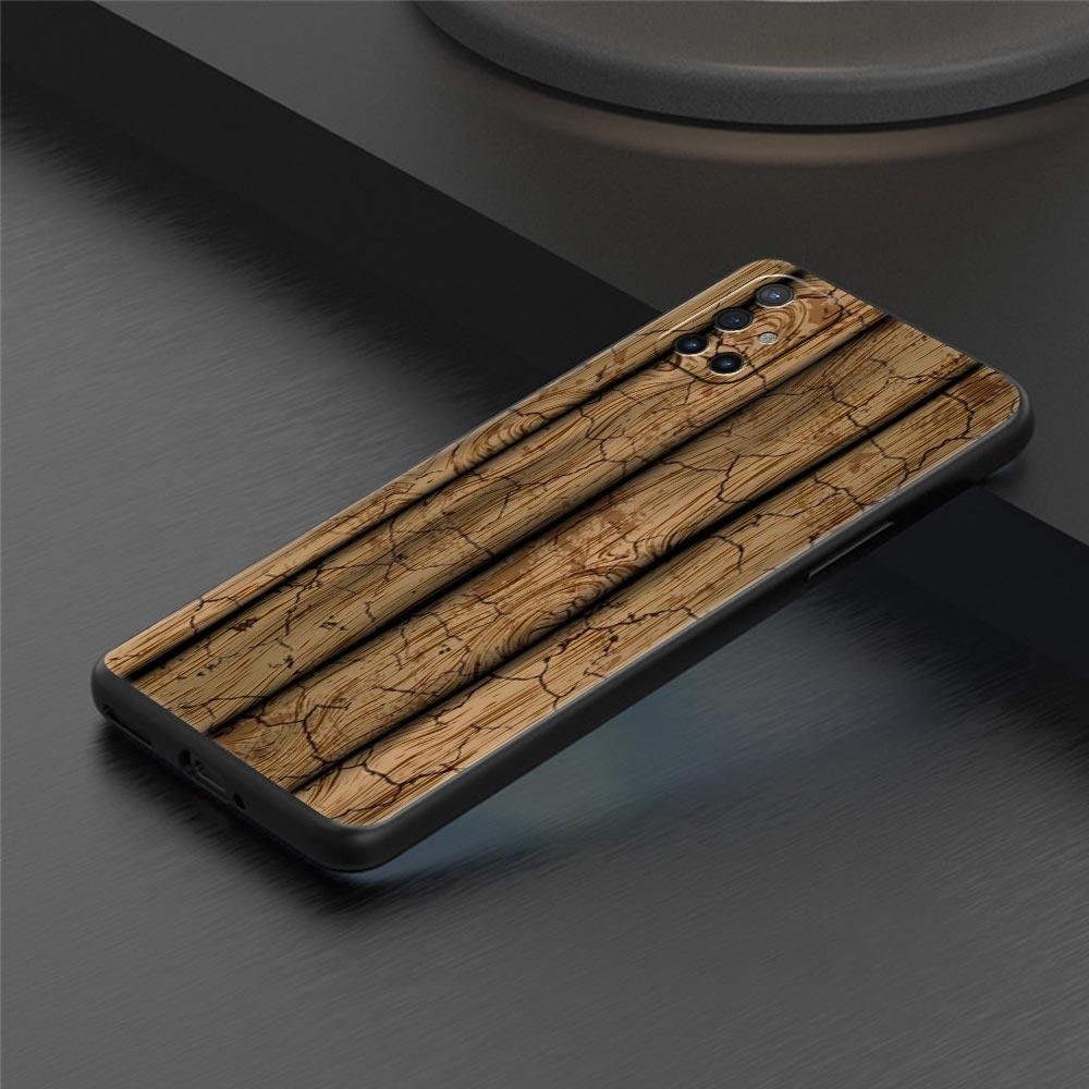 Phone Case For Oneplus 13R 13 12 10T 11 R10 Nord N100 N200 N10 9 9R CE 2 3 Z Pro Lite Soft TPU Cover Luxury Vintage Wood Grain