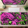 Oktopus Meeresungeheuer Punk Mauspad Groß Gamer Tastatur Schreibtischmatte Computer Gaming Matte XXL Erweitert 30x60cm Büro PC Zubehör
