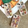 Y-yoshitomo Nara-A Retro Art PU Leather Phone Case For IPhone 16 15 14 13 12 11 Pro Max Plus Back Fundas