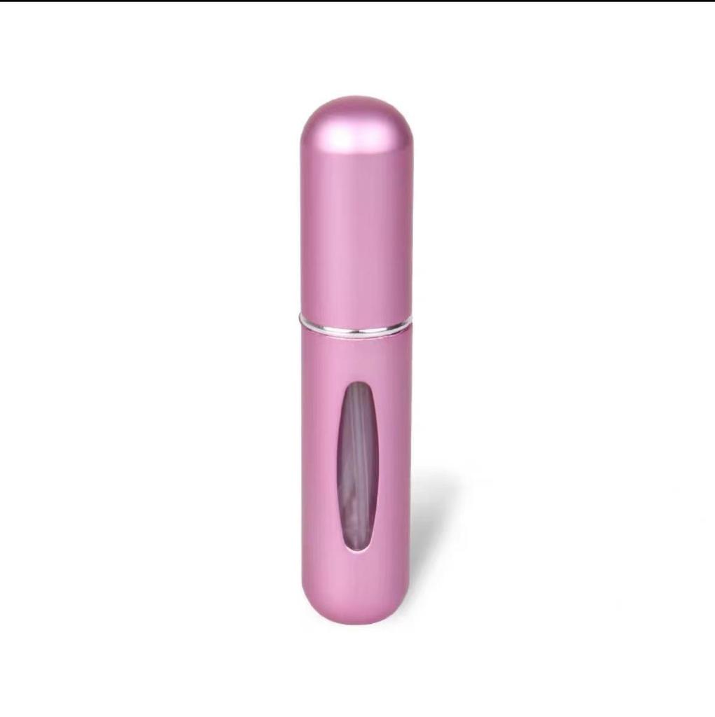 5ml Bottom-Fill Perfume Sub-Bottle with Plastic Liner and Press Spray