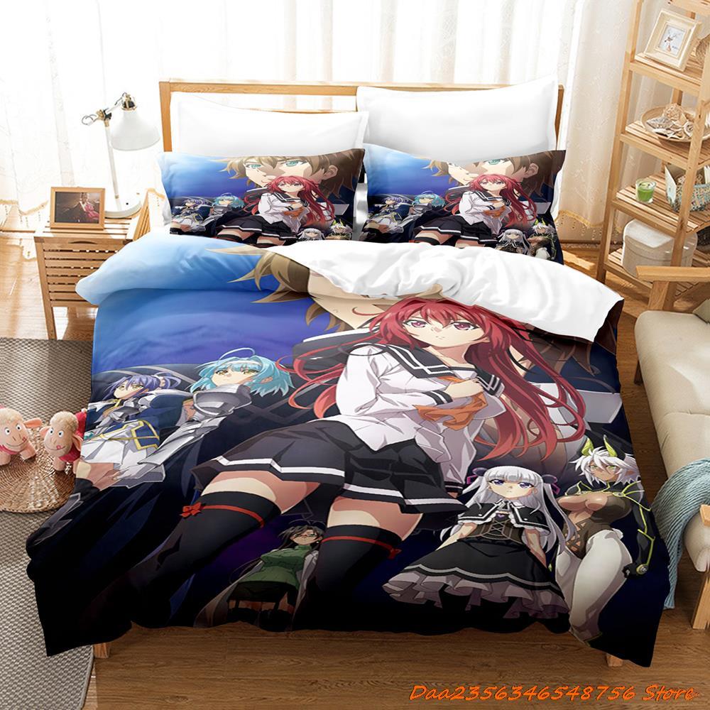 Comforter The Testament Of Sister New Devil Bedding Set Cartoon Anime Three-Piece Set Adult Kid Bedroom s 3D Kawaii Girl Bet