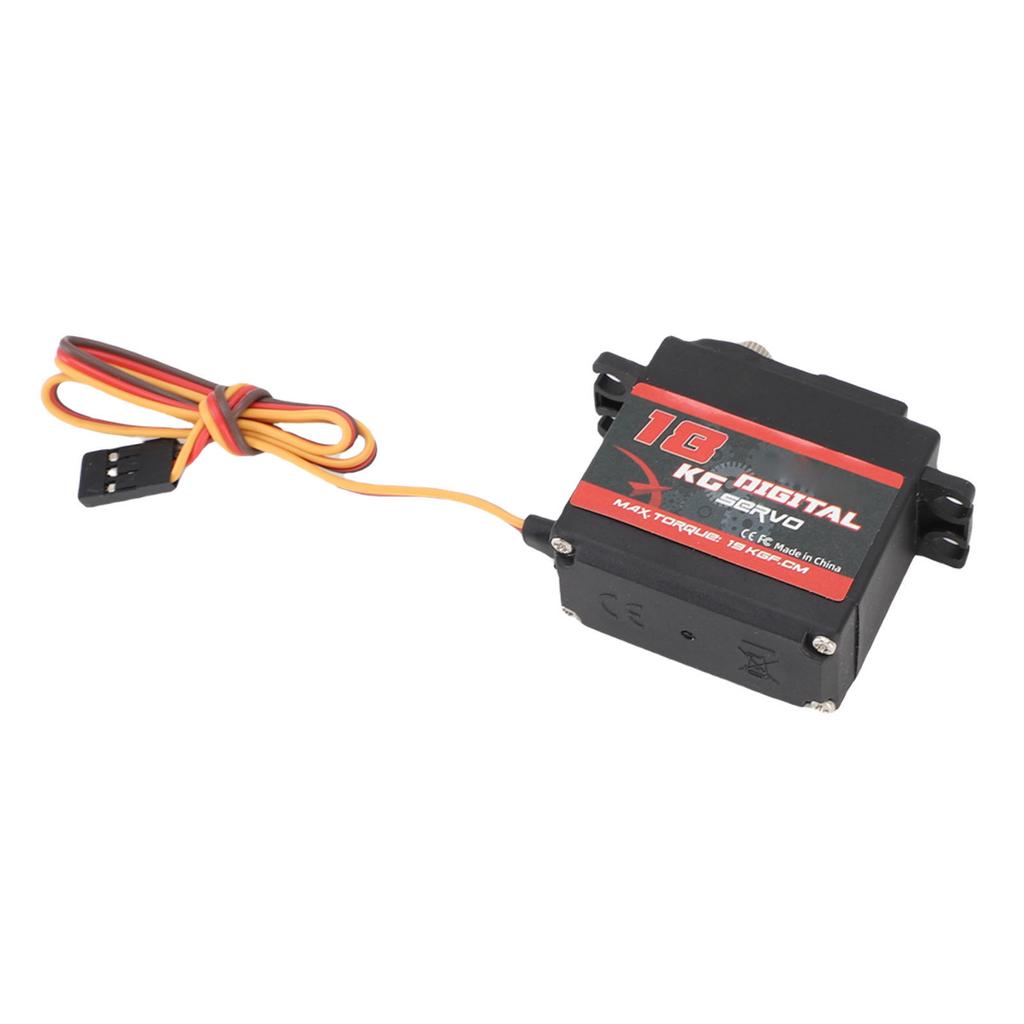 Digital Servo with Wire Metal Gear High Torsion Servo Motor for RC Car Truck Crawler Boat Robot 180 Degree Rotation