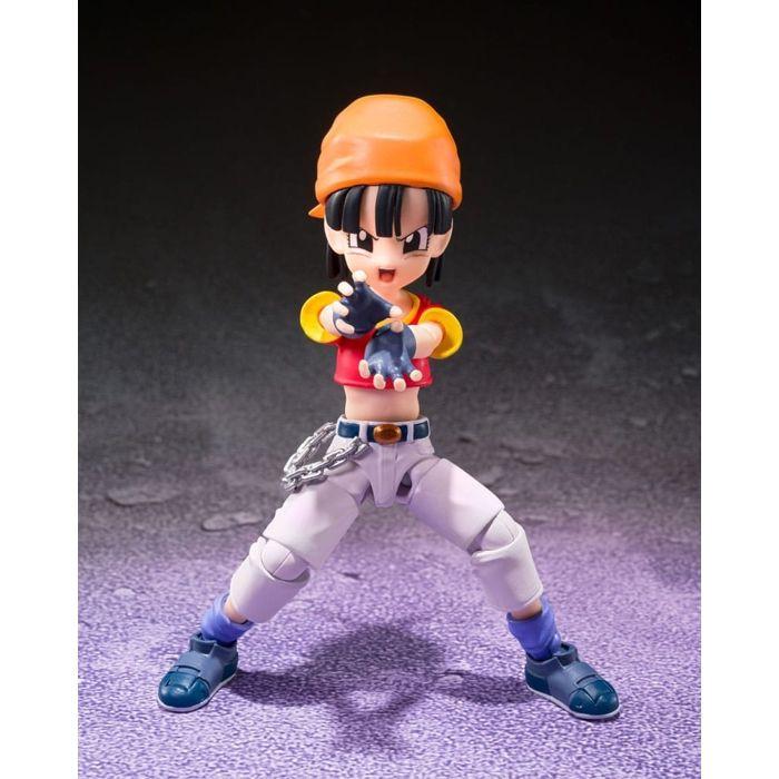 Figurine - TAMASHII NATIONS - Pan GT &amp; Gill - 9 cm - Dragon Ball GT - Accessoires inclus