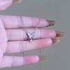 Korean Butterfly Water Drop Necklace for Women - Summer Clavicle Chain with Light Luxury Style