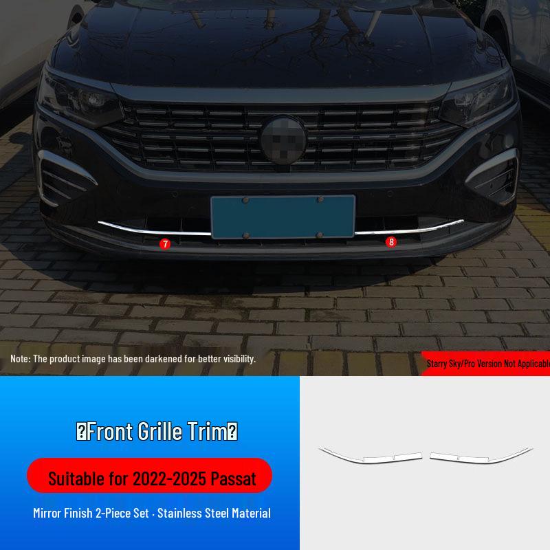 Volkswagen Passat Fog Light Frame Decorative Grille Trim Strip