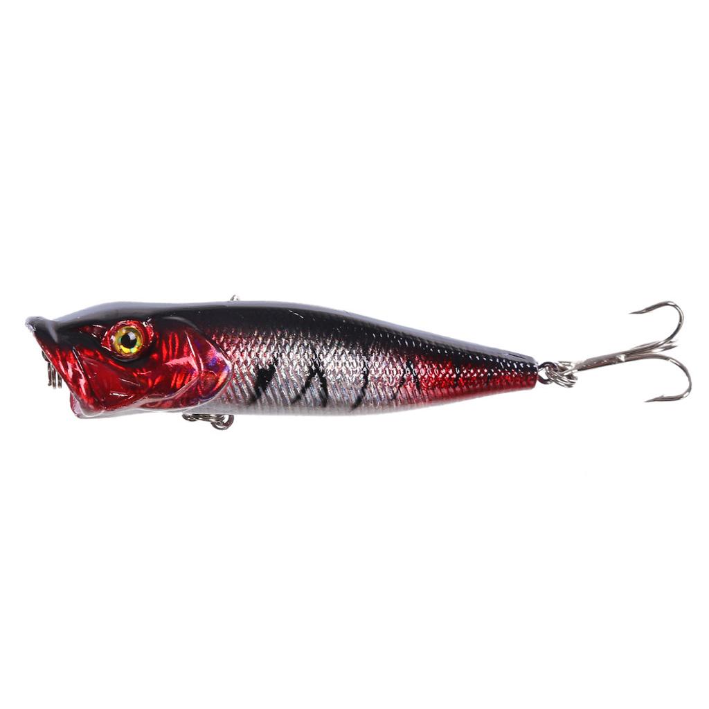 2x 5pcs Popper Fishing Accessories 3 Hard