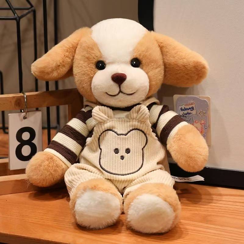 The Latest Dress Wearing Animal Doll Kawaii Stuffed Plush Toy Figurine Cartoon Anime Cute Gift Doll for Friends Christmas