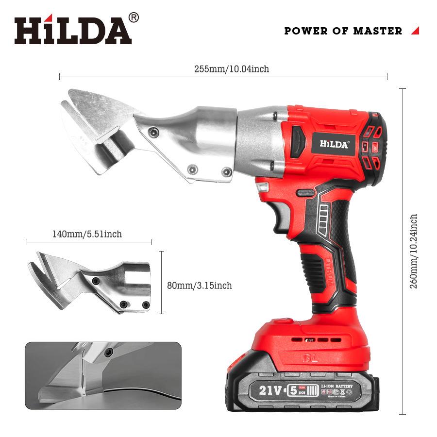 Handheld Lithium Battery Electric Metal Shears for Stainless Steel and Sheet Metal