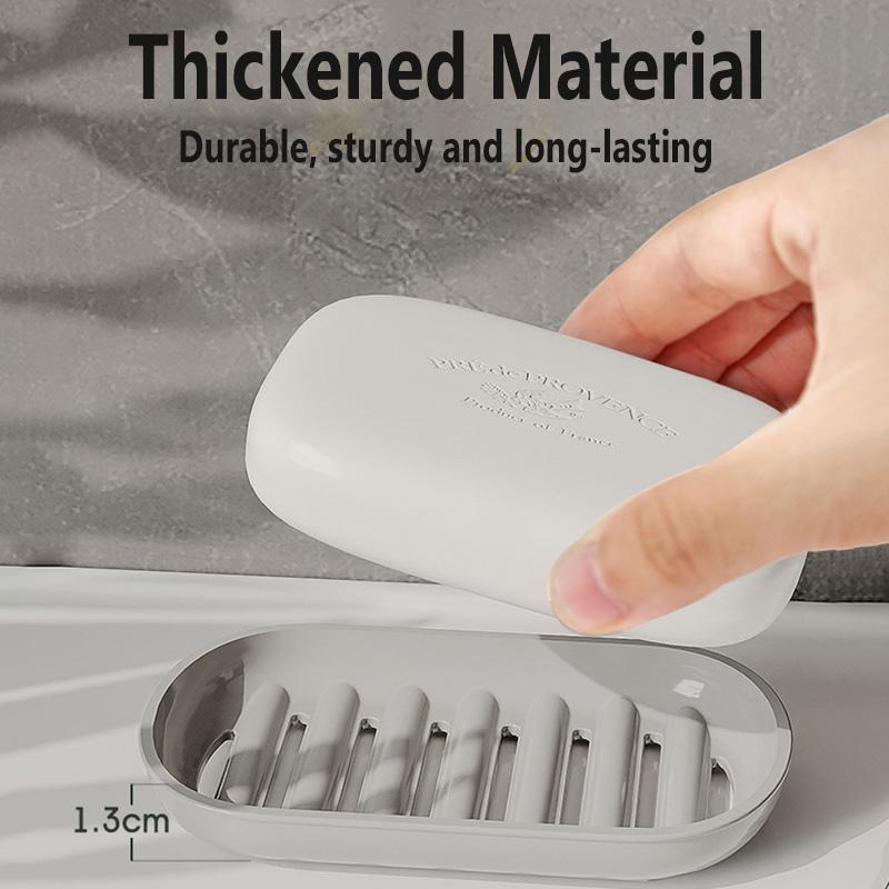 1Pc Portable Soap Dishes Sealed Storage Box Waterproof Travel Home Bathroom Soap Box Outdoor Storage Box Soap Box Organizer Tray