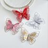 Simulation Butterfly Christmas Glitter Butterfly Ornament  Party Supplies