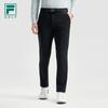 FILA Golf Series Comfortable Fleece Lined Warm Casual Knit Sports Pants Men Bottoms Deep-Black A11M545602FBK