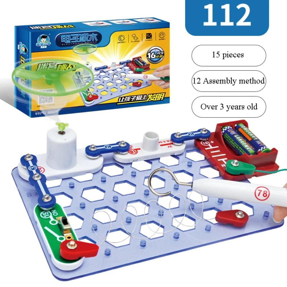 ANU Nuovo Circuito Blocco Elettronico Esperimento Scientifico Educativo Giocattoli Assemblati per Bambini Esplorazione Elettronica 8+