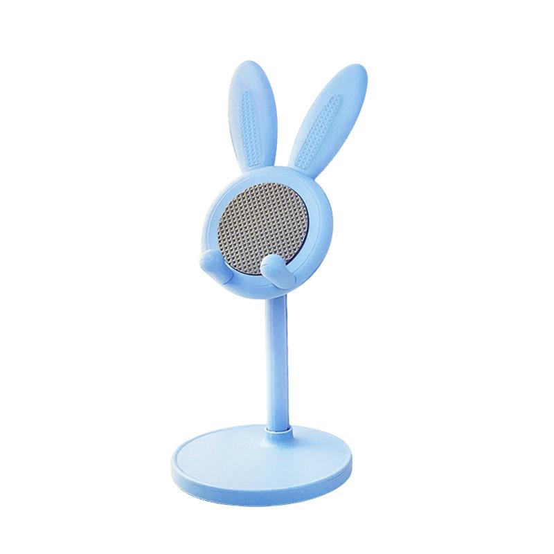 Support de téléphone portable Lapin Mignon - Cadre de support surélevé pour bureau Personne Paresseuse - Support de téléphone portable pour personne paresseuse