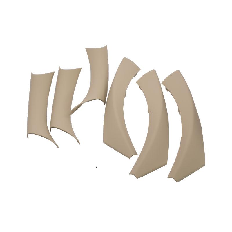 Für BMW 3 Serie E90 E91 E92 316 318 320 325 328i 2004-12 Carbon Textur Auto Innen tür Armlehne Griff Pull Rahmen Abdeckung