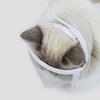 Cats Muzzle for Grooming Breathable Transparent Face Guard Mouth Cover Prevent from Cats Biting Chewing Trimming Bathing