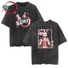 2026 Demon Slayer Anime Devil Killer Kamado Nezuko Laundry T-shirt Summer Unisex Loose Casual Short Sleeved Top Summer T Shirt