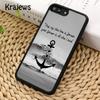 Krajews Classical Small Anchors Phone Case Cover For iPhone 16 15 SE2020 14 6 7 8 plus 11 12 13 pro max Plus coque Fundas