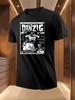 Danzig Concert Poster Graphic Tshirt - Black Casual Summe...
