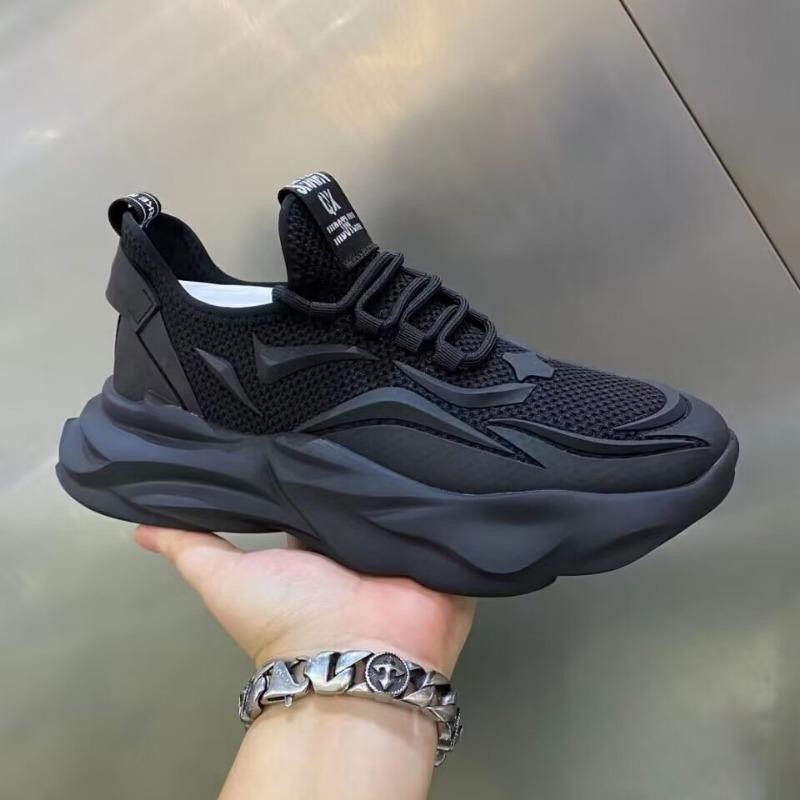 Fashion Mesh Hollow Platform Sneakers for Men Designer Soft Sole Light Luxury Shoes Male Spring Autumn Fashion Casual Zapatillas Hombre