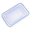 ZISIZ Rectangular Plastic Food Storage Containers