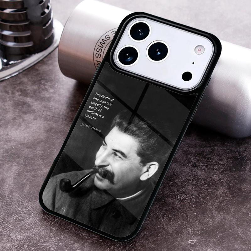Stalin Soviet Union Phone Case For iPhone 17,16e,15,14,13,12,11,Mini,Pro,MAX soft Silicone Cover