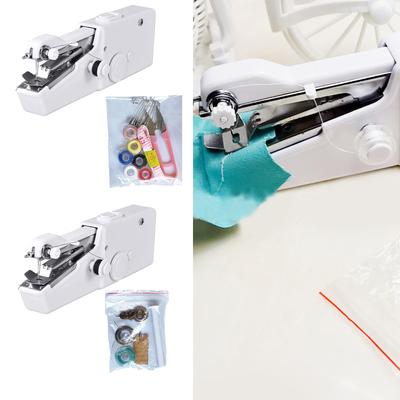 Máquina de Coser de Mano Portátil y Fácil de Usar Perfecta para Principiantes para Arreglar Telas sin Costuras para el Hogar o Viajes