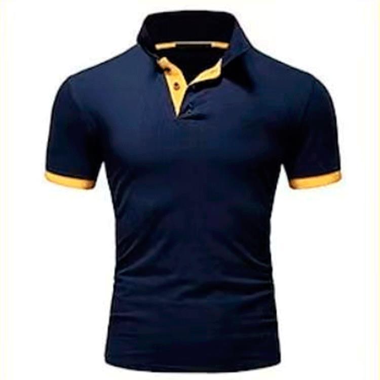 Stylish half-zip short sleeve polo, slim fit casual top for everyday wear.