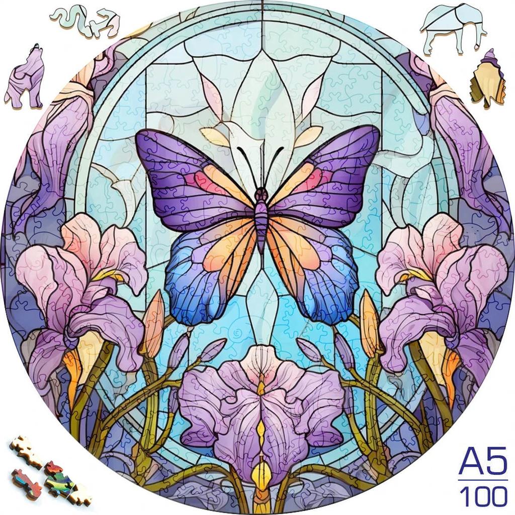 Non-Toxic Moon A3/A4/A5 Size Wood Jigsaw Puzzle With For Adults Children Not Common Shape A Gifts For Parent-Child Games And Family Fu