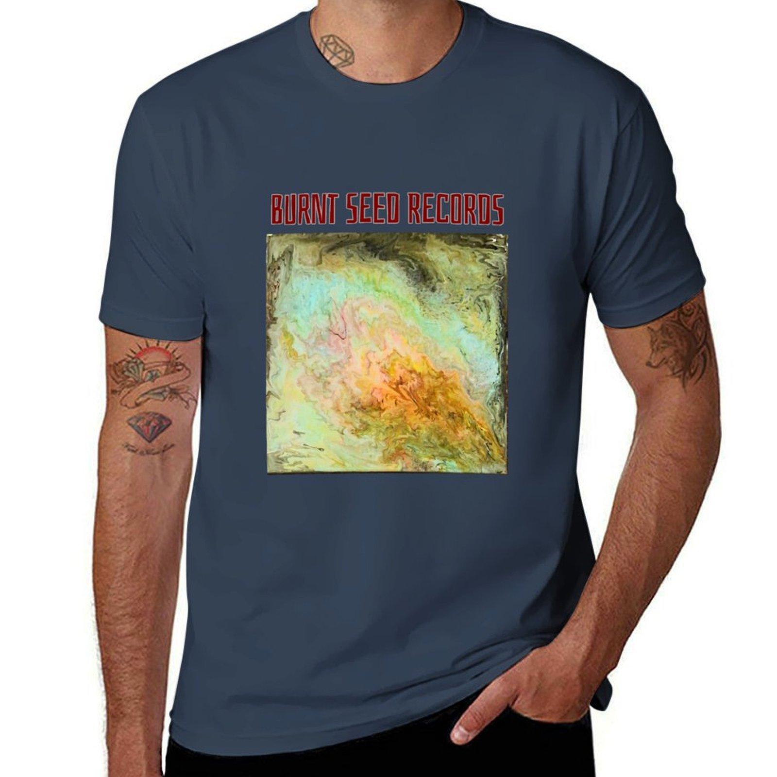 BSR Sprouted TShirt Basic Solid Color Casual Tee Shirt S