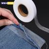 64M Roll Non-woven Double-side Interlining Adhesive Fabric Cloth Apparel Iron On Hem Tape Edge Shorten Pants DIY Sewing Tool