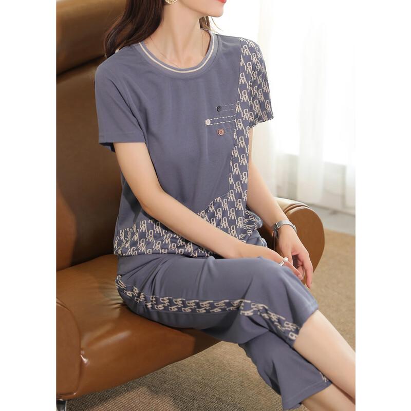Jianhu Women s Summer Short Sleeve Sports Set XL