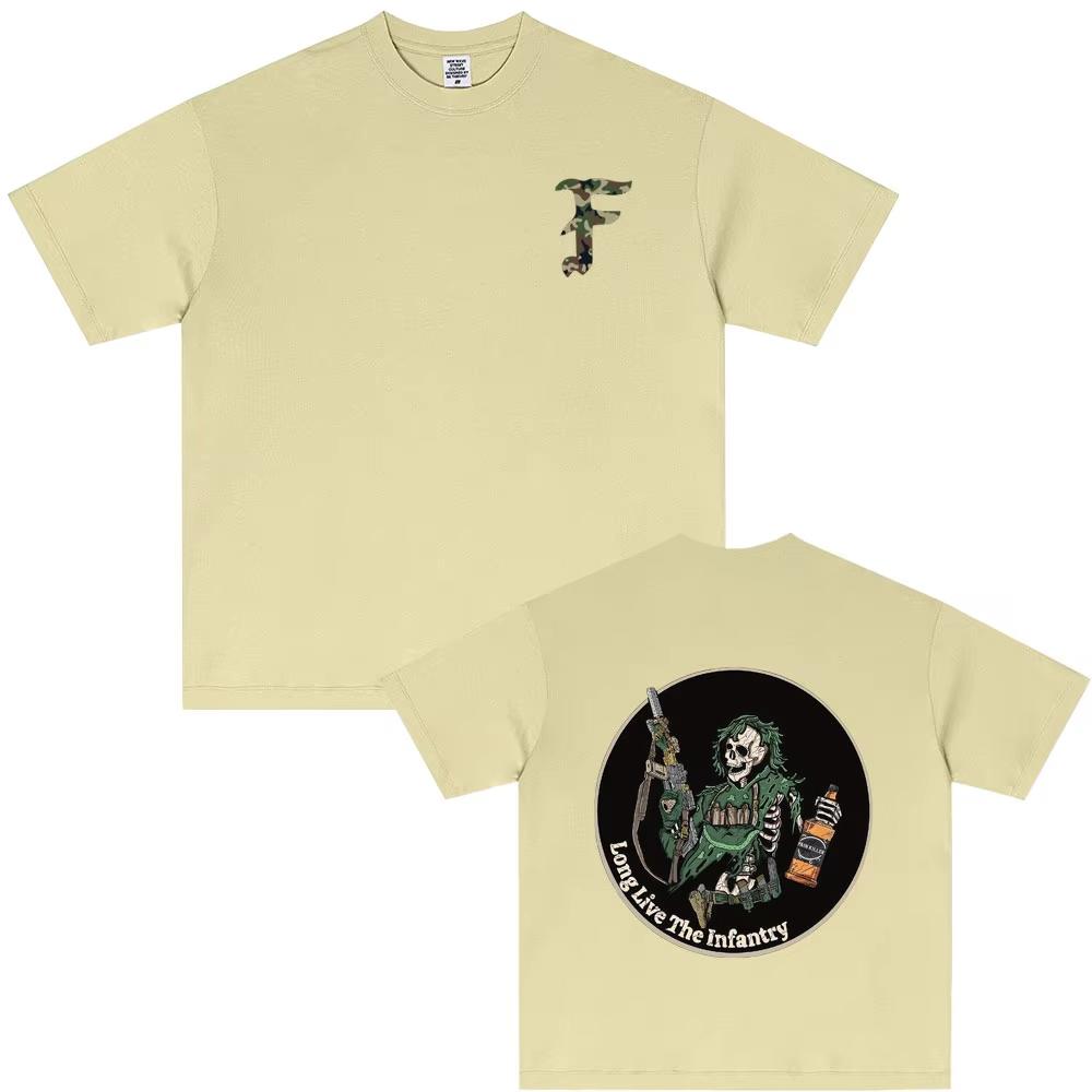 Observation Men's and Women's Autumn and Winter Pure Cotton T-shirts for 2025 High-quality, A Must-have for The Festival Ins Y2k