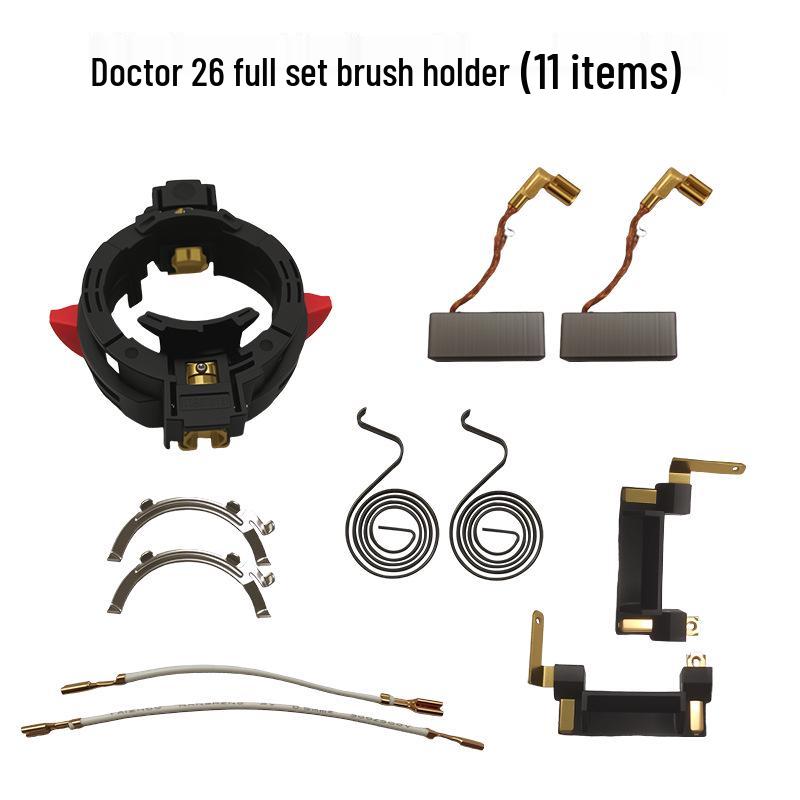Bosch 26 Hammer Drill Stator Foot: Contact Piece, Brush Holder, Compression Spring, Wiring, Forward/Reverse Accessories