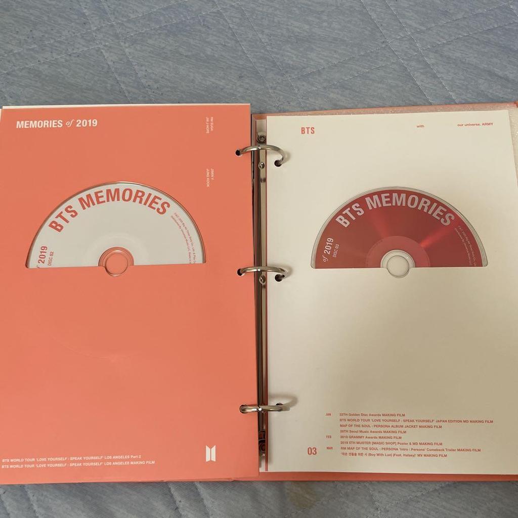 [USED] BTS MEMORIES of 2019 DVD (Official)