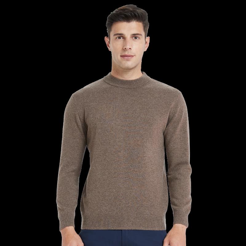 

Hengyuanxiang Y2243 Men s Fine Wool Round Neck Pullover Sweater XL (180)