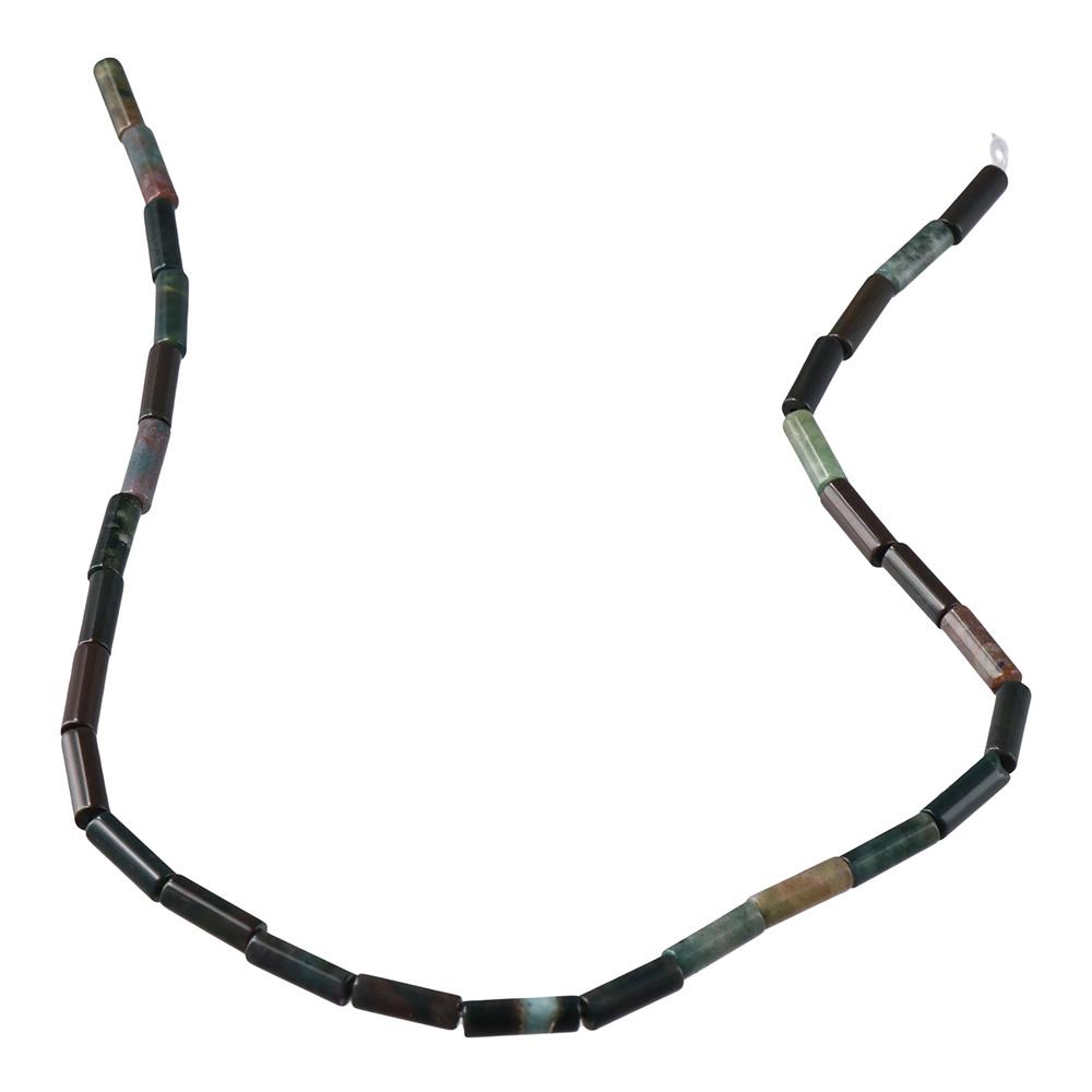 

Бирюзовые бусины из драгоценных камней, бусины-трубки, натуральный камень, нефритовые бусины, 30 шт., ожерелье в виде колонны из мха