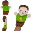 Family Hand Puppet Grandparents Parents Son Daughter Doll Plush Gloves Parent-child Interaction Story Telling Hand Puppets