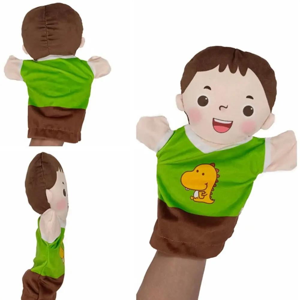 Family Hand Puppet Grandparents Parents Son Daughter Doll Plush Gloves Parent-child Interaction Story Telling Hand Puppets