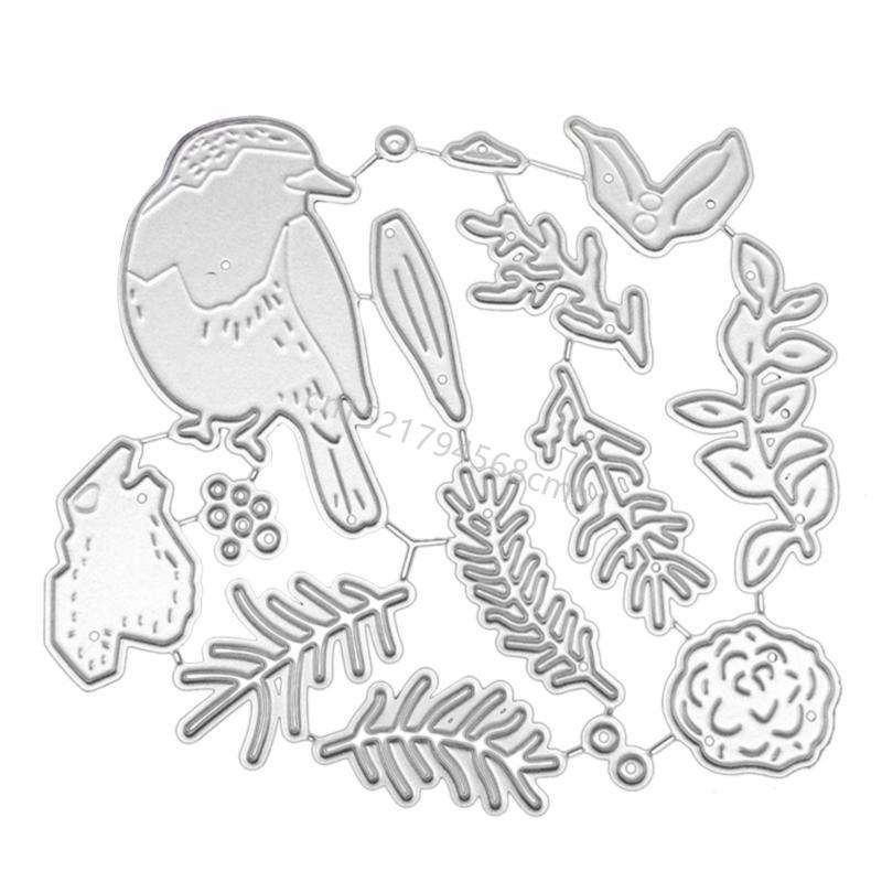 Bird Metal Cutting Dies Scrapbooking Stencil Die Cuts Card Embossing DIY 6XDE