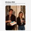 MIDI Controller Wireless MIDI Keyboard Pad 16 RGB Pads 6 Customizable Buttons 8 Knobs Rechargeable PC Mobile App