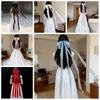 New Solid Color Hair Clip Long Ribbon Bow Sweet Style Bun Holder Hair Styling Decorative Ponytail Holder Wedding