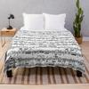 Sheet Music Throw Blanket