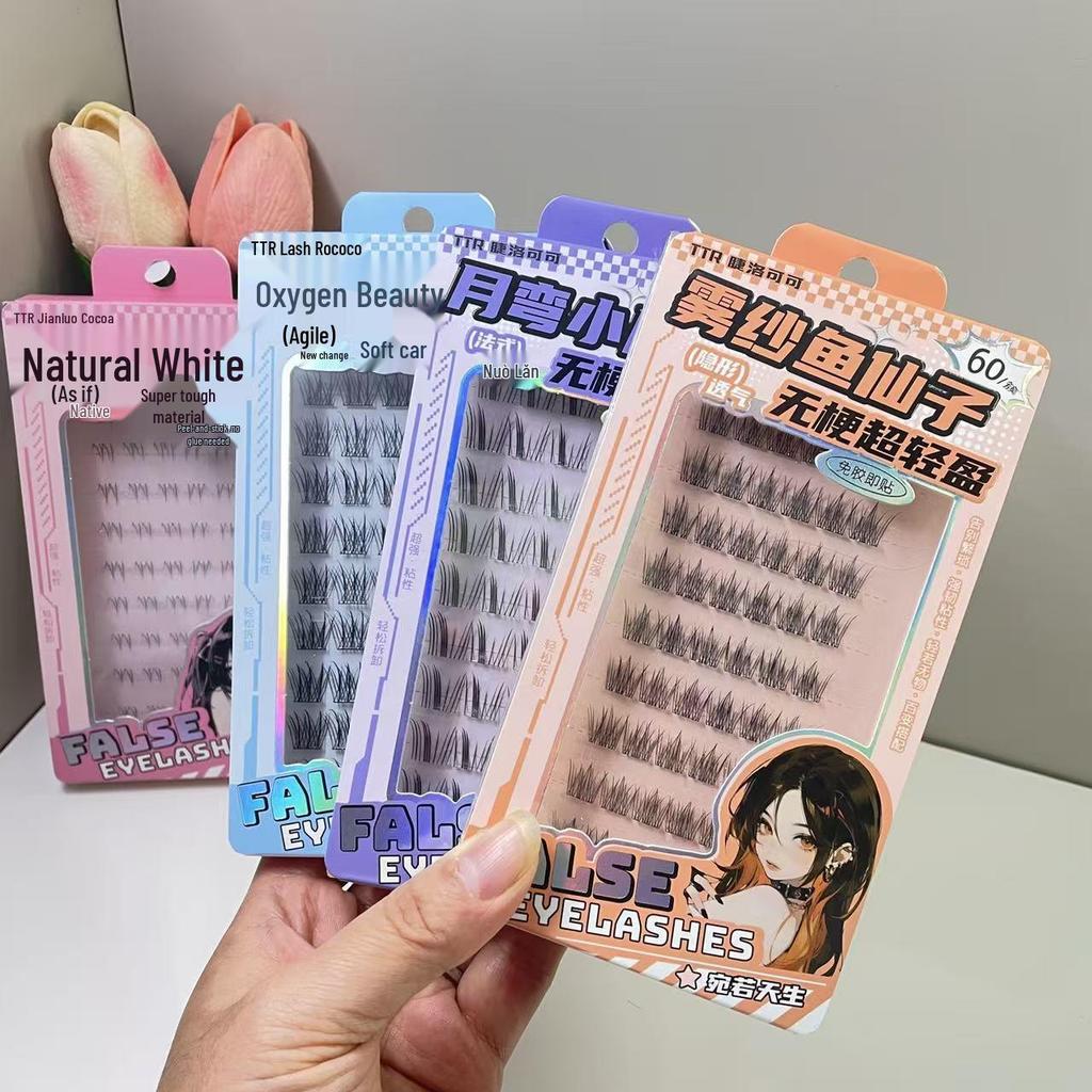 TTR Lash Rococo Glue-Free Natural False Eyelashes for Beginners