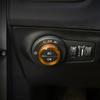 Car Head Light Lamp Swtich Button Cover Ring Sticker for Jeep Compass 2017 - 2020 Renegade 2014 - 2021 Interior Accessories