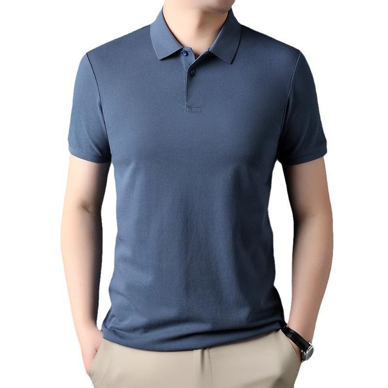 

Новая летняя футболка с коротким рукавом, топ для мужчин среднего возраста, модная хлопковая мужская футболка с рукавами до половины длины, мужская одежда XXXXL