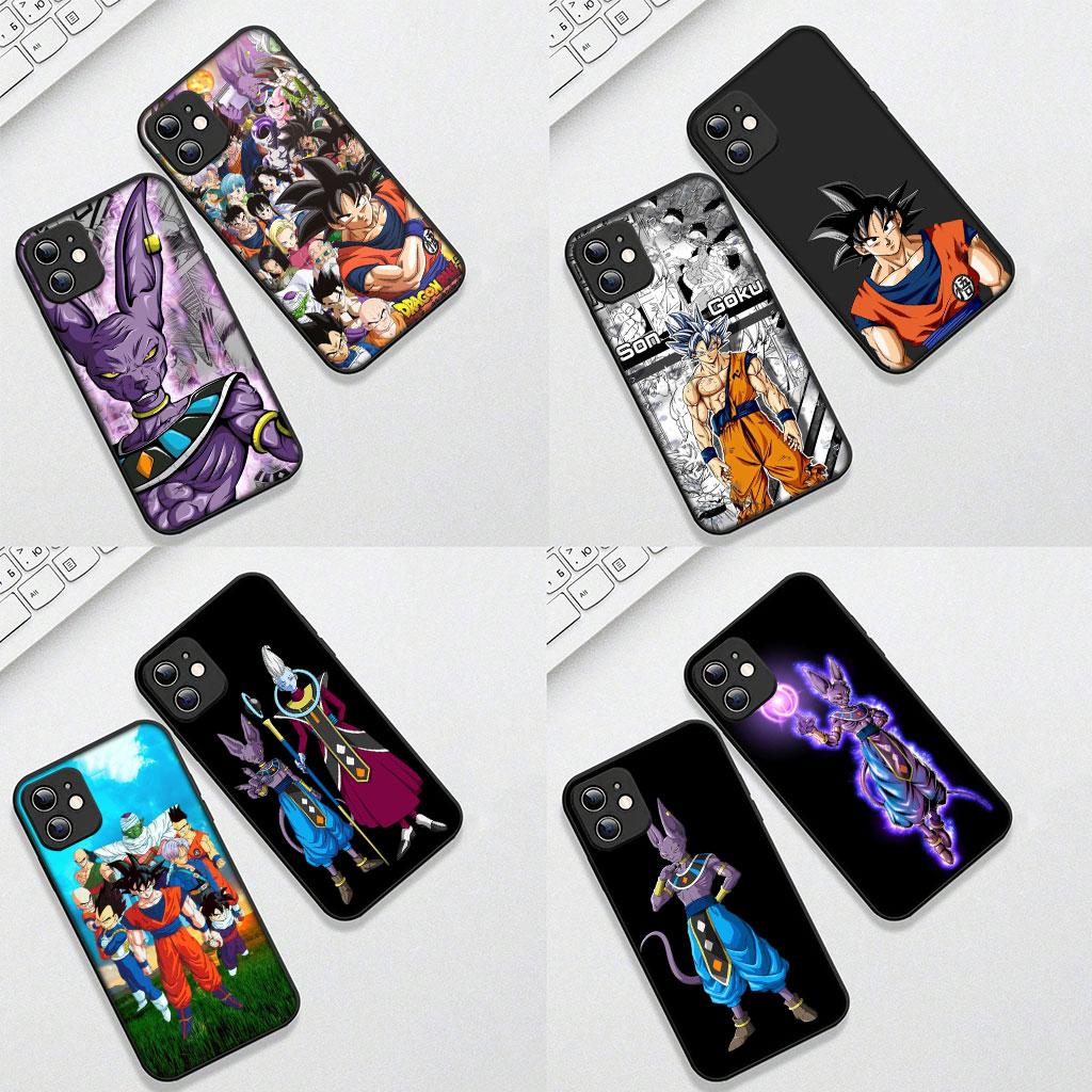 Cover for Samsung Galaxy S25 S24 S23 FE Plus Ultra S7 Edge A16 A15 5G S25+ Coque Phone Case Beerus Dragon Son Gokus Ball Whis