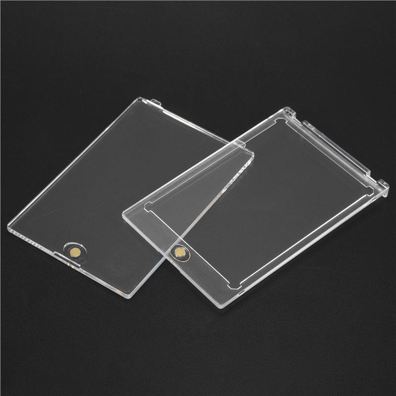 M-Modern-10Pcs 35PT Hard Magnetic Card Holder For Idol Photo Cards Protector Sports Trading Card Toploaders Display Case